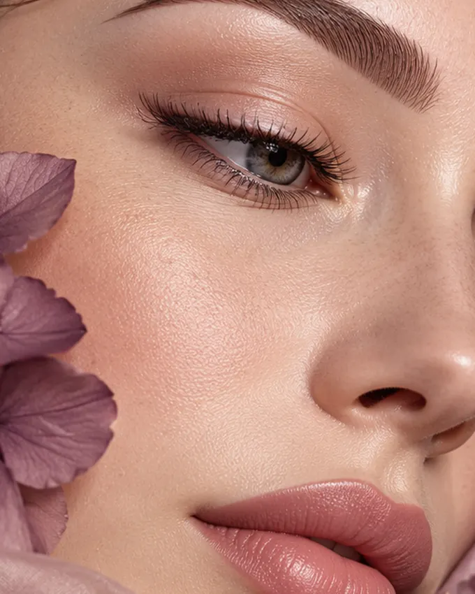 KI-Illustration zu Permanent Make-up