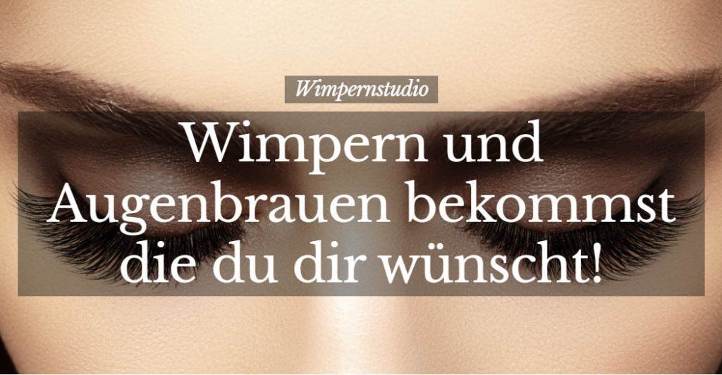 Wimpernverlängerung, Wimpernlifting, und und und!