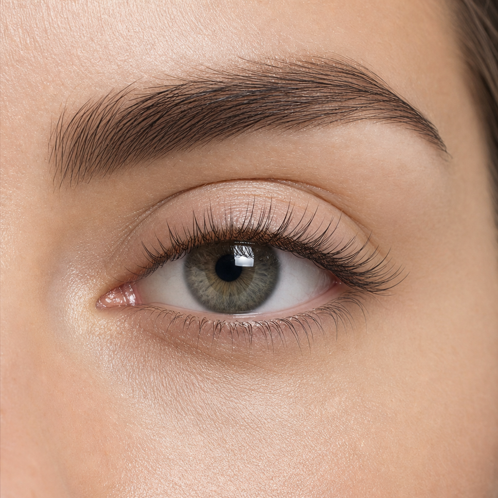 KI-Illustration – Wimpernstyling: Ghost Lashes