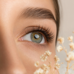 KI-Illustration – Wimpernstyling: Natural Classic Lashes