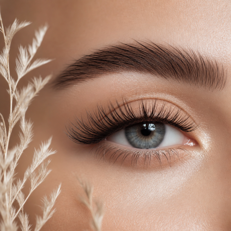 KI-Illustration: Wispy Lashes