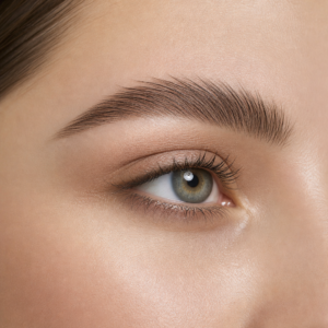 KI-Illustration – Permanent Make-up: Feather Brows