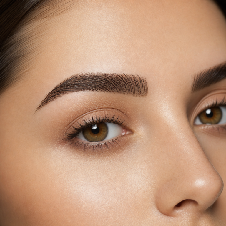 KI-Illustration: Natural Brow Definition